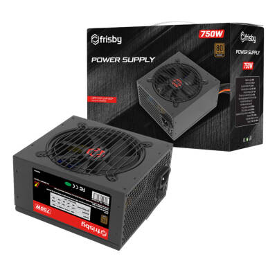 Frisby FR-PS7580P 750W 80+ Bronze Power Supply - 1