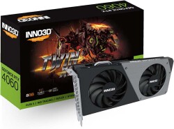 INNO3D RTX4060 Twin X2 8GB 128Bit GDDR6 3XDP 1.4a HDMI 2.1a Ekran Kartı - 1