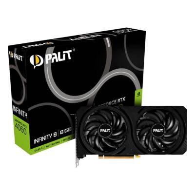 Palit RTX4060 INFINITY Dual 8GB 128Bit GDDR6 3x DP, HDMI - 1