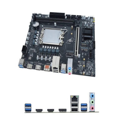 XASER Intel H610 12.Gen 1700P DDR4 3200Mhz 2xHDMI 1xDp 1xNVMe 1xM.2 1xWifi Slot m-ATX Anakart (BULK) - 2