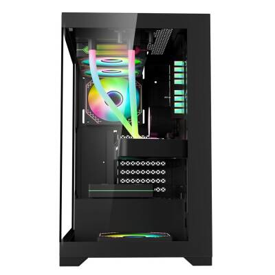 XASER MG210-2 4x RGB Fan USB 3.0 650W Bronze Siyah ATX Gaming Oyuncu Kasası - 3