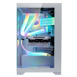 XASER MG235 4x RGB Fan USB 3.0 Powersız Beyaz ATX Gaming Oyuncu Kasası - 2