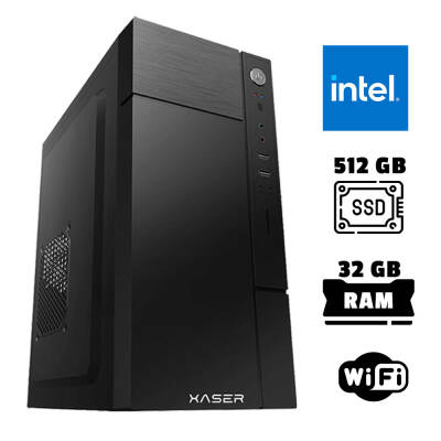 Xaser Xsr1000 i5 7400 32GB Ram 512GB SSD Masaüstü Ofis Bilgisayarı - 1